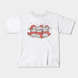 Christmas Cats Kids T-Shirt